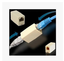 RJ45 8P8C Network straight-through network cable extension head connector to Connector