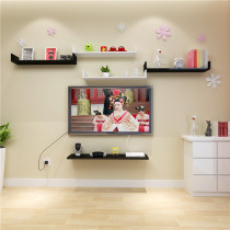 U-shaped wall shelf word shelf bookshelf creative partition TV background decorative frame factory direct sales