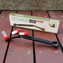 Korean version of the professional semi-automatic coffee machine brewing head brewing head cleaning brush anti-scalding handle free 2 brush heads