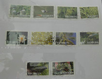 French Letter Sales Stamps 2008 Holiday Lotus Bean Corner Butterfly Golf 10 All