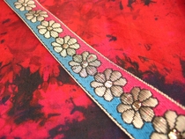 Indian characteristics exquisite embroidery lace clothing accessories Fabric welt webbing width 3cm