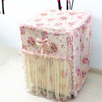 New modern automatic drum laundry hood cover universal lace fabric laundry machine cover surprise customization