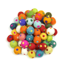 Export Japan-ROK wool felt wool ball polo Ball point Caring Star Air DIY Christmas Flower Ring Pendant Accessories Hairpin Accessories