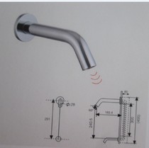 Copper into the wall automatic induction faucet wall nozzle induction faucet Medical hand wash outlet induction