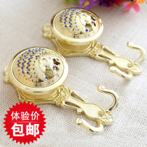 European adhesive hook peacock curtain adhesive hook wall hook wall hook European coat hook aluminum alloy tassel strap hanging ball hook