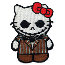 Skull KT Cat Octopus Arms Octopus clotheson with embroidered label Labelling Arm Zhang Magic Sticker