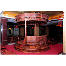 Mahogany Chinese Classical Furniture Log Wedding Bed Bedroom Solid Wood Bed Red Sour Tree Double Bed Frame Bed