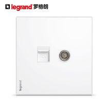 Roger Lang Switch Socket Panel Comfort Survegan Moon White Phone TV Wireless Voice Plugged Wall Power 86 Type