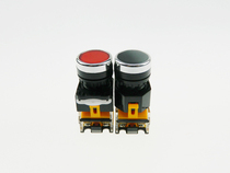  Jiangyin Yangtze River LA38-11BN flat button button switch self-locking reset button limited-time wholesale 