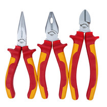 Steel Shield S046001 Insulation Old Tiger Pliers Wire Pliers 6 Inch 8 Inch Sharp Mouth Pliers Bicolor Handle Diagonal Mouth Pliers