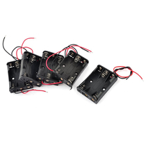 5pcs 3x1 5 V AAA Batterijen Houder Case w Draad Leads