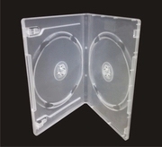 Disc case transparent single sided disc case blank disc case 2 pieces of fit insert seal page with film transparent disc case