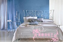 yD241 iron bed Nordic double bed 1 8 m princess bed iron frame bed bedroom bed single bed customized