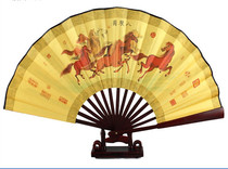 Chinese wind fan manufacturers supply 10 inch 8 inch folding silk cloth fan boutique folding fan Style complete