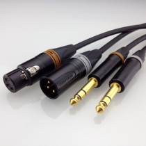 NEUTRIK xlr to 6 35 Stereo balanced audio Fever signal line telephone amplifier sound card