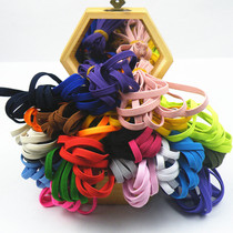 High quality color 6mm wide elastic band flat elastic band rubber band waist crocheted shoes baby baby thin elastic band