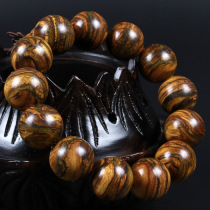 Indonesian tiger markings flower strange nanmu bracelet beads similar to agarwood handstring gift couple male and female style play