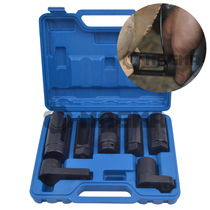 7-piece sensing sleeve oxygen sensor socket removal wrench tool oxygen sensor removal tool