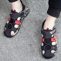 Summer Baotou Sandals Men Outdoor Leisure Sports Leather Sandals Non-slip Thick Base Size Tide Vietnam Mens sandals