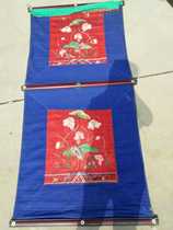 Hot sale nostalgic collection of the Republic of China windproof curtain pure handmade old embroidery curtain embroidery Exquisite Collection special sale