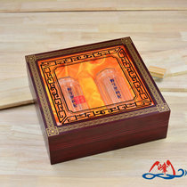Yunfeng pattern Black wolfberry packaging box Maca wooden box gift box Dongge Ali high-grade wooden box sea cucumber packaging box