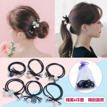 Tie hair rubber band hair rope headdress headdress rope Korean hipster simple personality Mori female line ponytail Hairband hair accessories