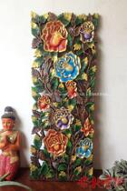 Special offer Thai hand-painted openwork rose board Bar restaurant Exotic wall hanging ornaments