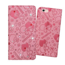 Binary neutron star iPhone 6S 6 Plus color drill embossed magnetic leather set (Kiss double neutron star)