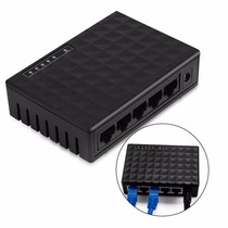 10 100Mbps 5 Ports Fast Ethernet LAN RJ45 Vlan Switch + Char
