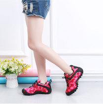 Mile camouflage outdoor shoes mens hiking shoes women Spring Summer and autumn breathable mesh sneakers hiking shoes women wear-resistant non-slip