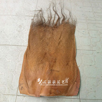 Spot special price bark brown hair artificial green planting material palm tree leather coconut tree herringbone leather fan sunflower fur