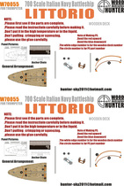 Hunters W70055 1700 Italian navy Ritolios wooden deck (match number hand 05778)