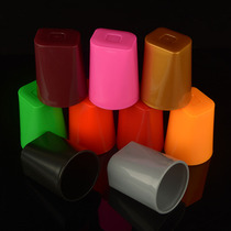  Diamond dice cup plastic sieve cup color cup square dice cup leaf-shaped identification cup bar KTV sieve five sieve cups