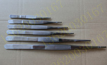 Stainless steel round head accessories tweezers industrial dressing tweezers 125 160 180 200 250 300mm