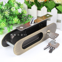 Hook lock moving door lock invisible indoor door lock European bedroom bathroom sliding door hook lock wooden door dark lock lock