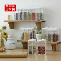 Japan imported inomata seasoning box spice box small mini transparent plastic seasoning bottle kitchen supplies
