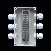 Waterproof junction box with terminal 12-bit power junction box 3-in 3-out 3-in 3-out cable junction box