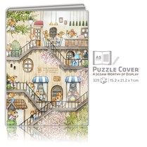 Spot Taiwan 3D-JP plastic puzzle book clothing notebook cooing mouse tree house life 329 pieces