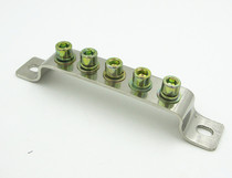 2 5*25 ground row zero row ground row 5 hole Inner Six pin copper row copper terminal block wiring