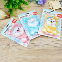 Deli 9014 thermometer hygrometer Office household childrens room hygrometer new cute shape