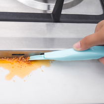 Gas stove cleaning brush double head kitchen gadget stove stove gap decontamination shovel door and window cleaning scraper can opener
