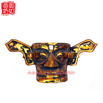 Bronzes imitated ancient pendulum pieces Guanghan Sanxingdui Liu Gold Mask Ancient Play Collector Residence Decoration Furnishing for the Leadership