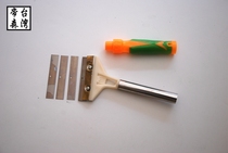 New plastic stainless steel long handle glass tile shovel knife glue shovel scraper wall floor cleaning scraper