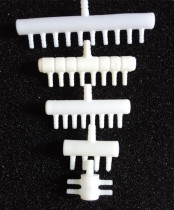 Aquarium gas discharge distributor shunt valve connector air pump oxygenation accessories 6-way 8-head through 10-way