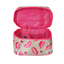 Printed large capacity cosmetic bag cute travel cosmetic case storage bag female wash bag