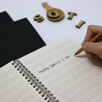 Suiron time Student coil English Ben 16K thickened spiral coil Ben-four English notebook 16 open