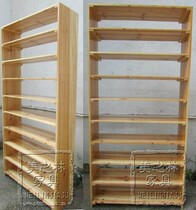  Ten 10-layer solid wood shoe rack cabinet storage dust-proof high multi-layer large shoe rack simple slipper shop display rack 002