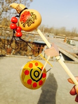 High-quality shaking drum gourd sounds natural hand-twisted gourd Text play gourd craft branding gourd Handmade gourd