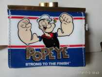 Foreign trade original single Popeye commemorative collection coin wallet card bag storage small bag PVC waterproof Buckle Bag bag