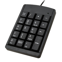Black USB Numeric Keyboard Keypad for Laptop PC Computer